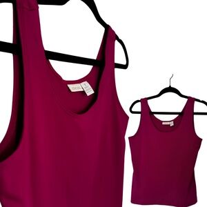 Chico's "1" Rasberry tank (Medium M)